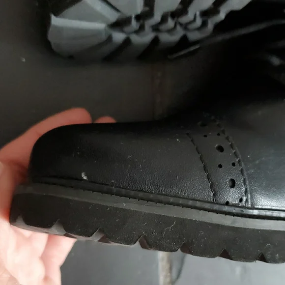 Maddison By Softmoc Classic Black Oxfords Leather Flats Boots Shows Sz 6 Preppy - Picture 10 of 12